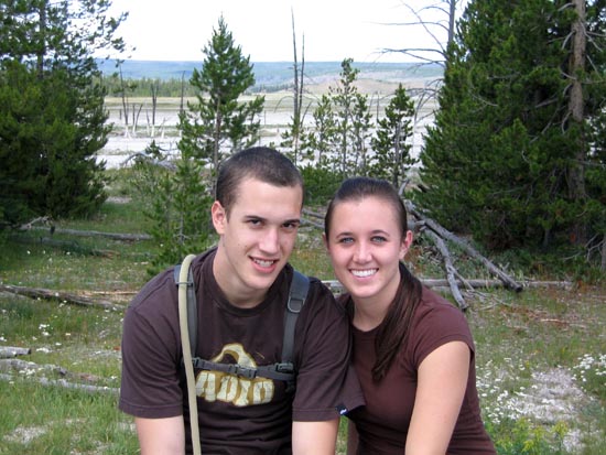 2006 family reunion in Yellowstone National Park